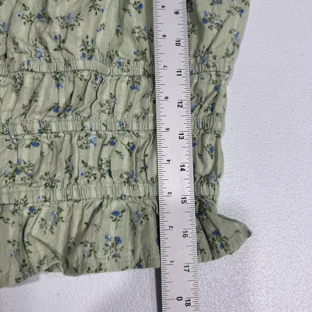 Girls Clothes Art Class Green Floral Top & Epic Threads Tiered Skirt Girls XL